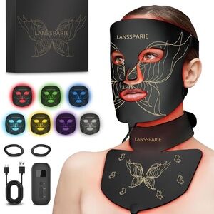 7-IN-1 Color LED Face And Neck Mask Light Therapy